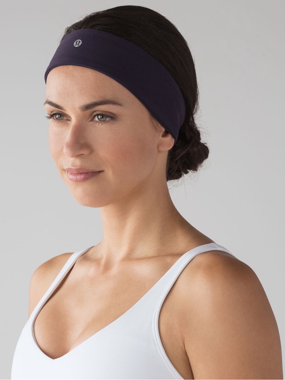 Black lululemon fly away tamer headband